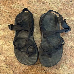 Chaco adjustable sandals. Size 8. All black.